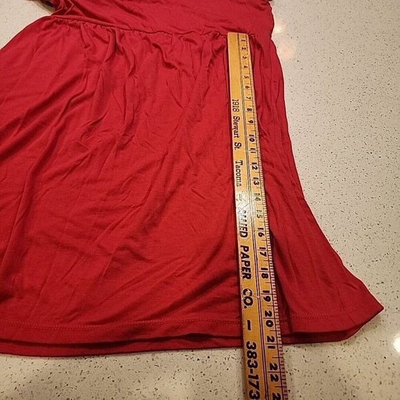 So Sik Jersey Dress Pink XL Short Sleeve - Picture 5 of 5